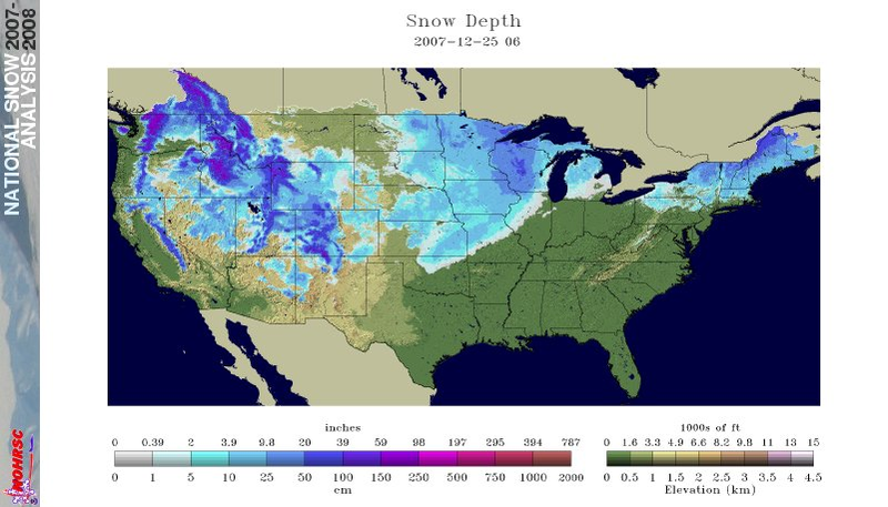 Illustration for article titled Will Your City See Snow on December 25th?